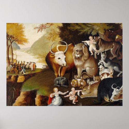 Peaceable Kingdom Animal Hicks Classic Poster