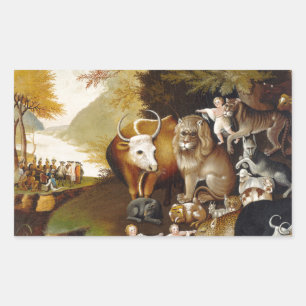 Peaceable Kingdom Animal Hicks Classic Rectangular Sticker