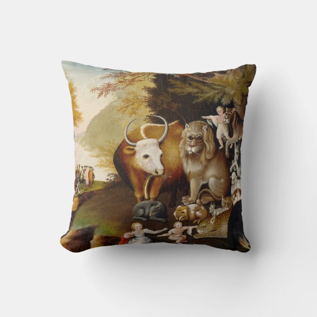 Peaceable Kingdom Animal Hicks Classic Throw Pillow (Front)