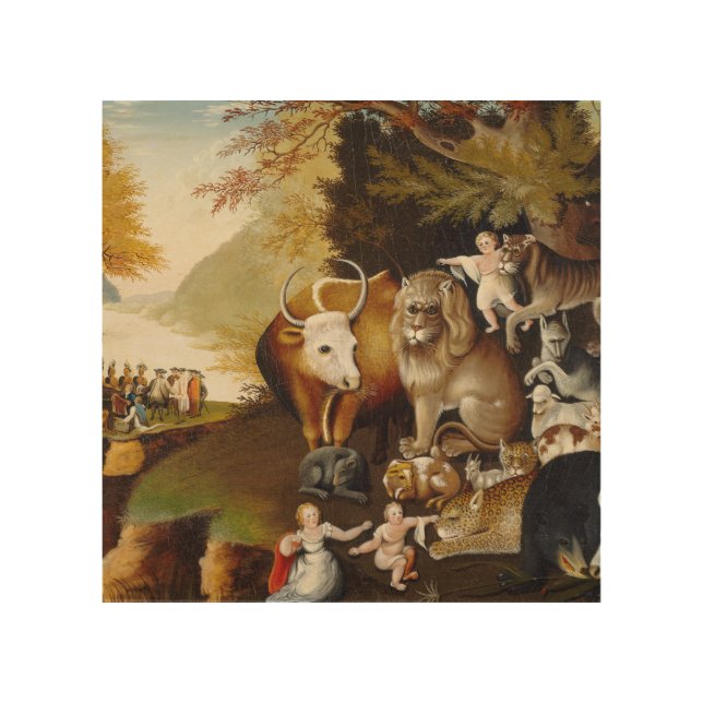 Peaceable Kingdom Animal Hicks Classic Wood Wall Decor (Front)