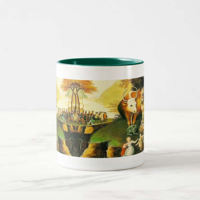 Peaceable Kingdom by Hicks Two-Tone Coffee Mug (Center)