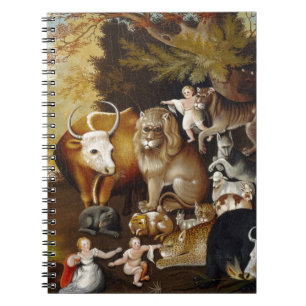 Peaceable Kingdom, c.1834 (oil on canvas) Notebook
