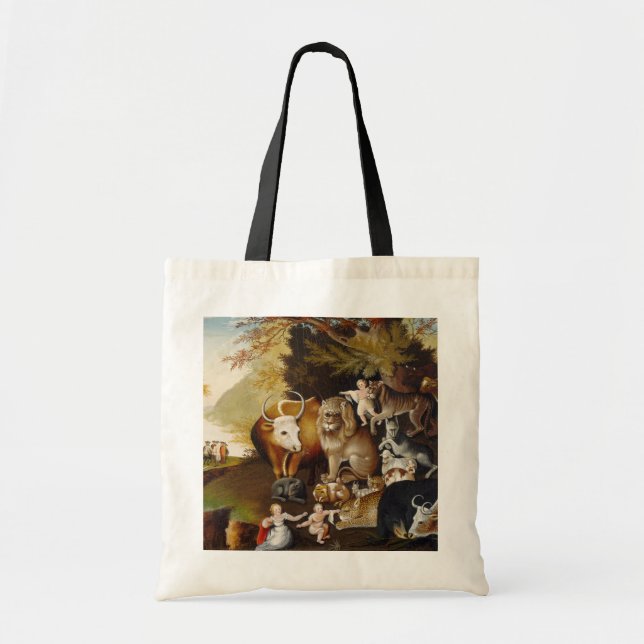 Peaceable Kingdom, c.1834 (oil on canvas) Tote Bag (Front)