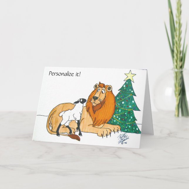Peaceable Kingdom Holiday Card (Front)