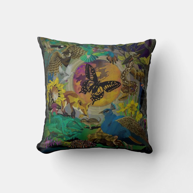 Peaceable Kingdom Pillow (Front)