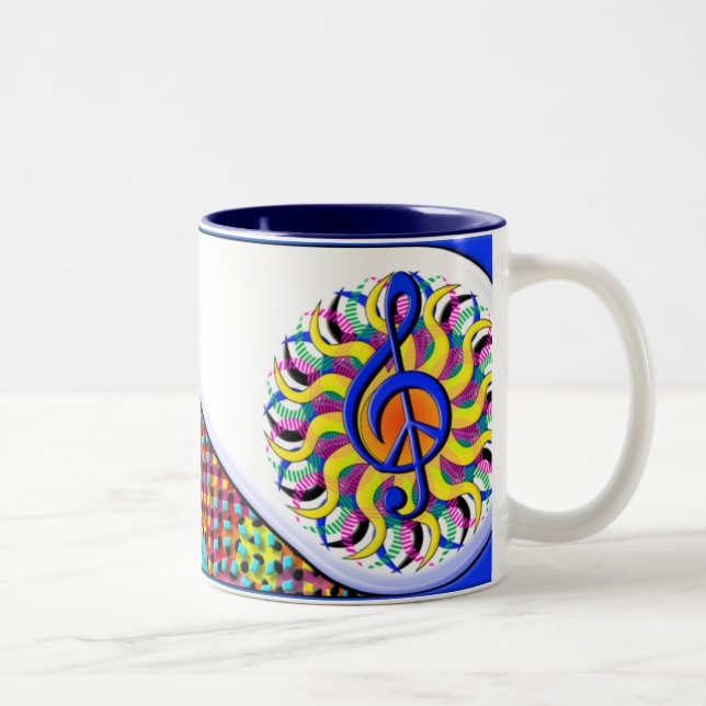 PeaceCup Two-Tone Coffee Mug (Right)