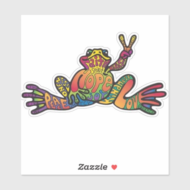 Peacefrog Sticker (Sheet)