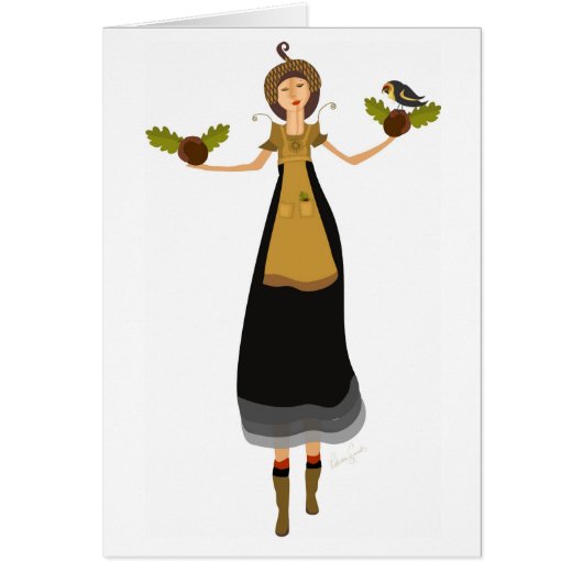 Peaceful Acorn Cards (Front)