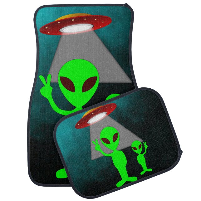 Peaceful Aliens Car Mats (Set)