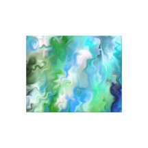 Peaceful Aquamarine Abstract 1.7