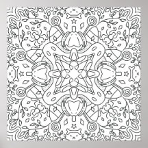 Peaceful Autumn: Halloween Magic Coloring