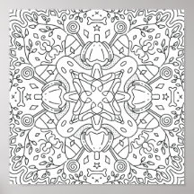 Peaceful Autumn: Halloween Magic Coloring