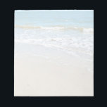 Peaceful Beach Notepad<br><div class="desc">Walking on the beach when there aren't very many people around is the best! Very quiet, calming and so beautiful! Everyone needs a day like this to help take away the stress. © Nicole Rodriguez 2013. All Rights Reserved.</div>