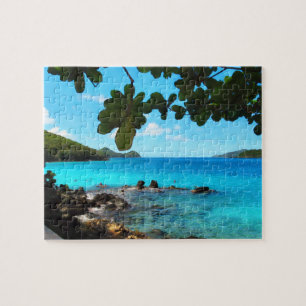 Peaceful Beach St Thomas Jigsaw Puzzle