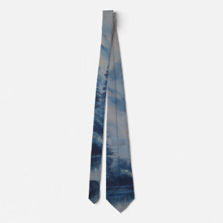 Peaceful Blue Mountain Tie