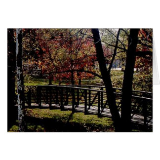 Peaceful bridge cards