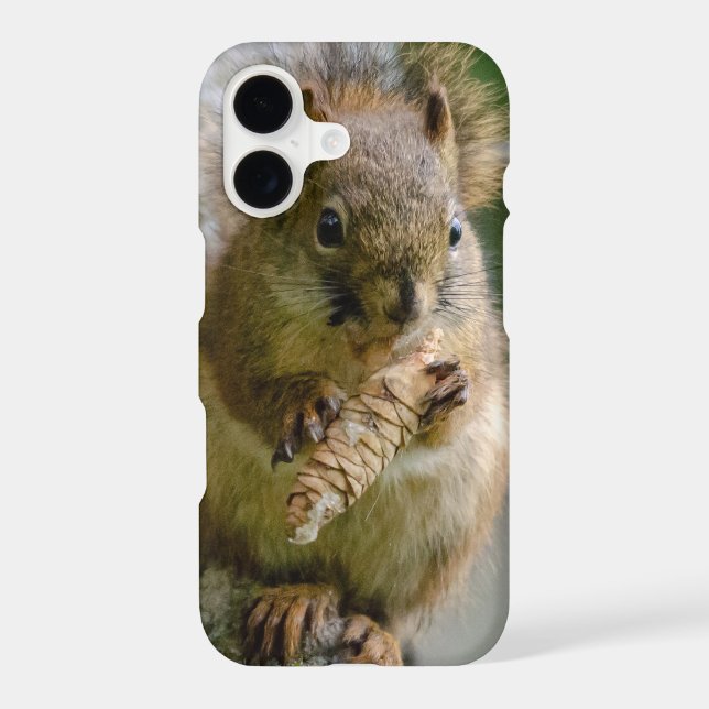 Peaceful Brown Squirrel in the Wild Case-Mate iPhone Case (Back)