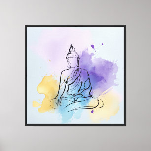 Peaceful Buddha Canvas Print