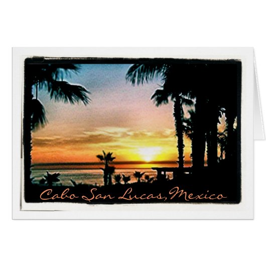 Peaceful Cabo San Lucas Cards (Front Horizontal)