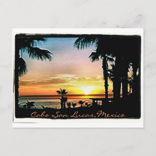 Peaceful Cabo Sunset Postcard