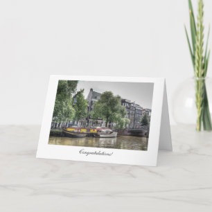 Peaceful Canal Scene - General Congratulations Card