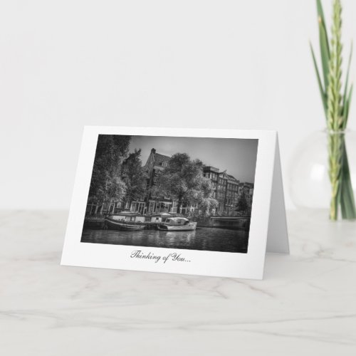 Peaceful Canal Scene _ Thinking of You Card