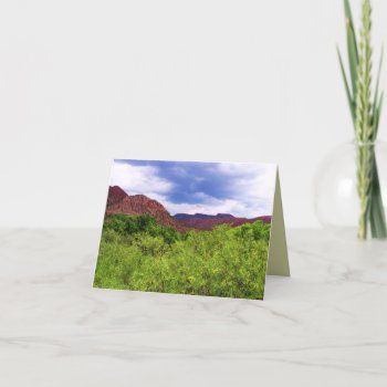 Peaceful Canyon - Southwest Outdoors - Blank Card by She_Wolf_Medicine at Zazzle