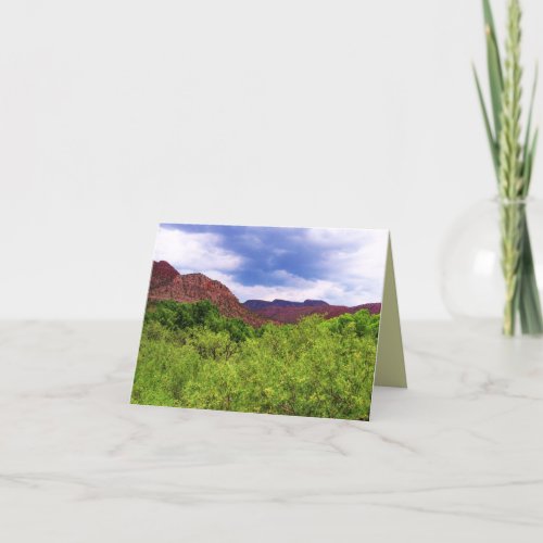 Peaceful Canyon _ Southwest Outdoors _ Blank Card