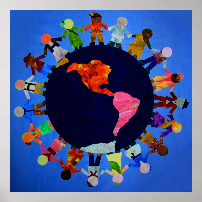 Peaceful Children Around The World Poster Zazzle Com