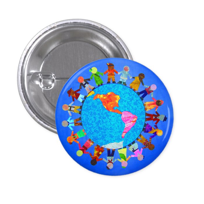 Peaceful Children Pin