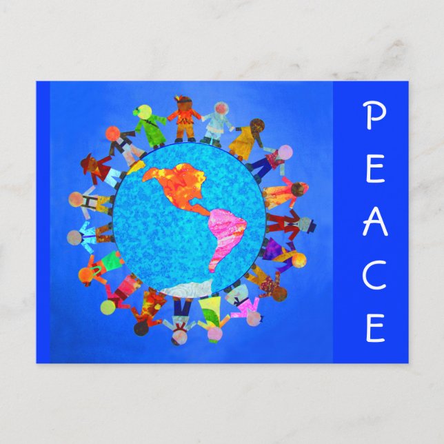 Peaceful Children Postcard (Front)
