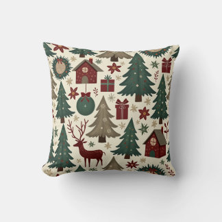 Peaceful Christmas pillow cushion