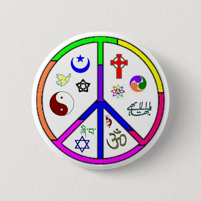 Peaceful Coexistence Button (Front)