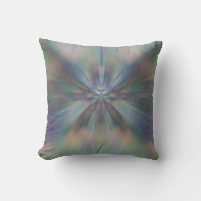 Peaceful Convergence Throw Pillow (Front)