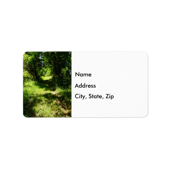 Peaceful Country Pathway Address Labels (Front)