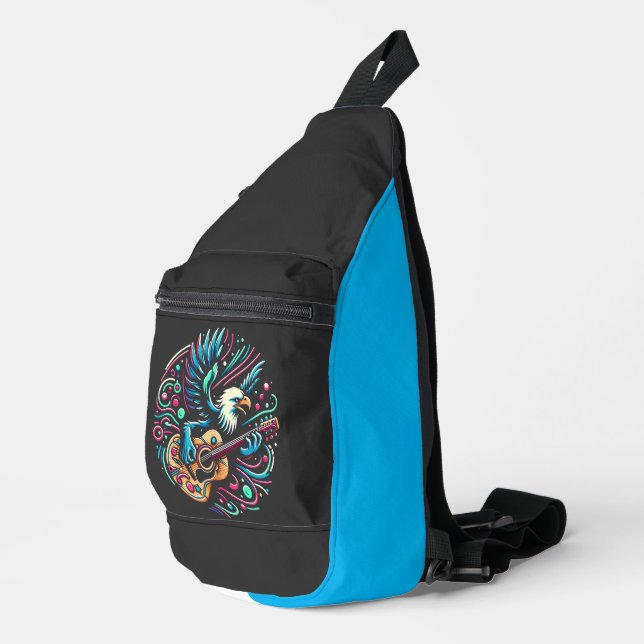 Peaceful Creatures in the Meadow Earth Day Sling Bag (Right Corner)