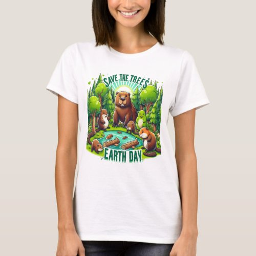 Peaceful Creatures in the Meadow T_Shirt