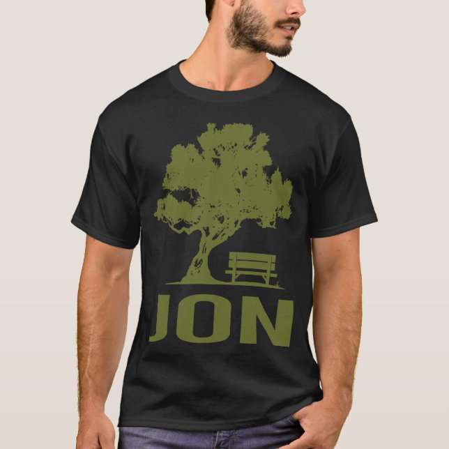 Peaceful Day - Jon Name T-Shirt (Front)
