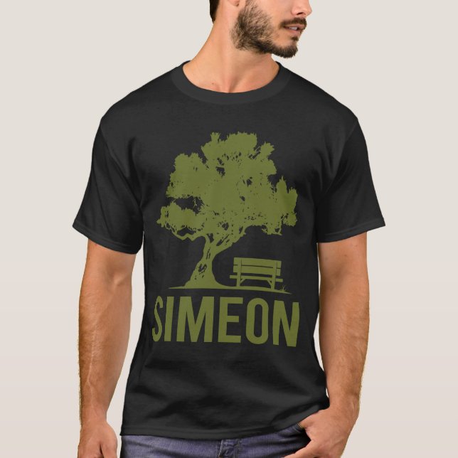 Peaceful Day - Simeon Name T-Shirt (Front)