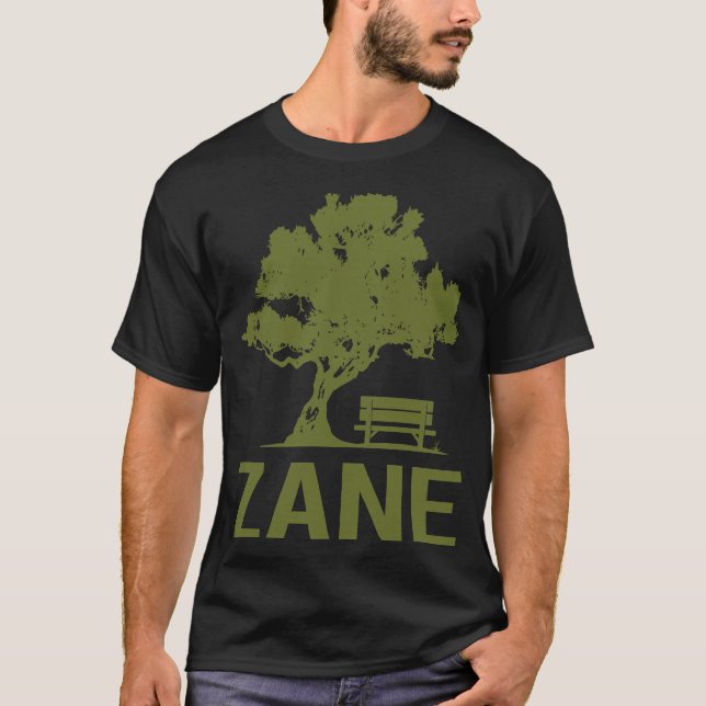 Peaceful Day - Zane Name T-Shirt (Front)