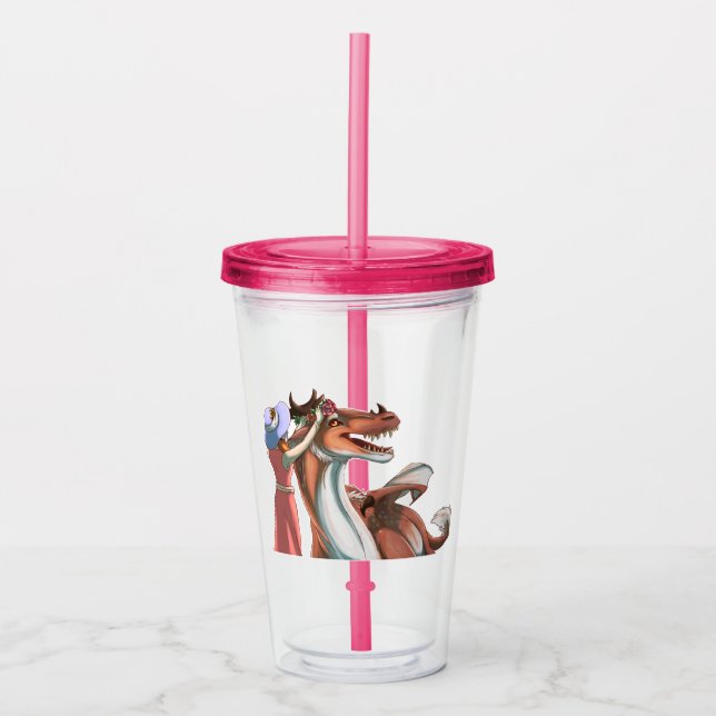 Peaceful Days Acrylic Tumbler (Front)