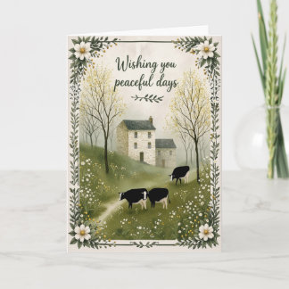Peaceful Days | Farmhouse Boutique Greeting Card