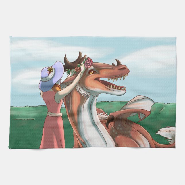 Peaceful Days Kitchen Towel (Horizontal)