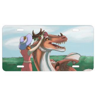 Peaceful Days License Plate