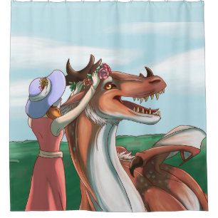 Peaceful Days Shower Curtain