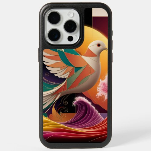 Peaceful Dove Art iPhone 15 Pro Max Case