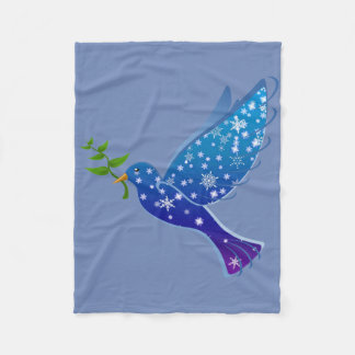 Peaceful Dove Fleece Blanket