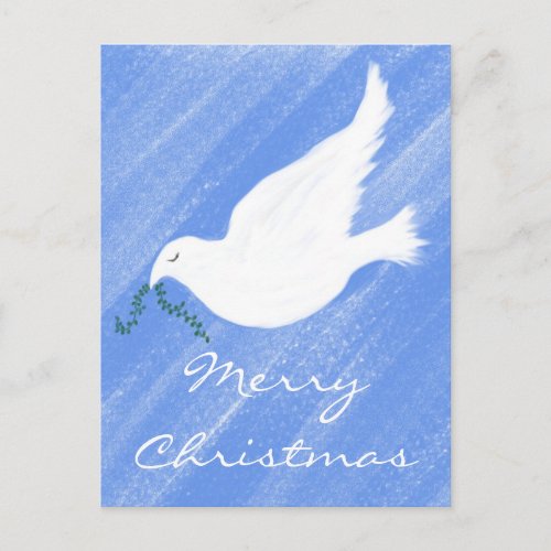 Peaceful Dove Holiday Postcard