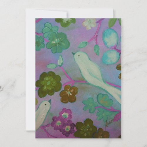 Peaceful Doves Bar Bat Mitzvah Invitations