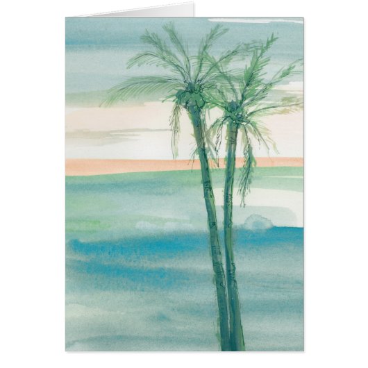 Peaceful Dusk Tropical Cards (Front)